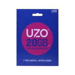 UZO SIM Card (40GB) 20GB+2000MIN+50 SMS 20GB Bonus Carregmento for 1 Month UZO SIM Card (40GB) 20GB+2000MIN+50 SMS 20GB Bonus Carregmento for 1 Month